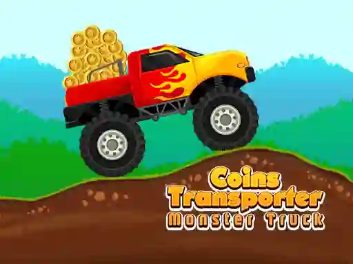 Coins Transporter Monster Truck — δωρεάν online παιχνίδι