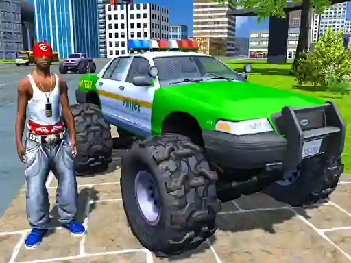 Monster Truck Stunts Driving Simulator — δωρεάν online παιχνίδι