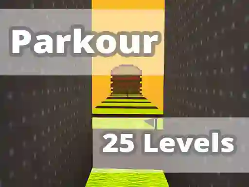 Parkour 25 Levels — δωρεάν online παιχνίδι