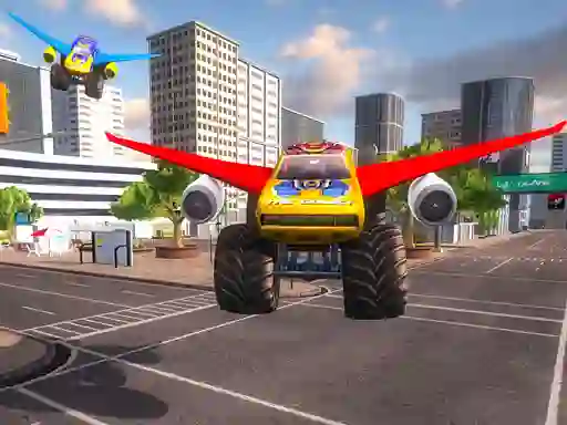 Real Flying Truck Simulator 3d — δωρεάν online παιχνίδι