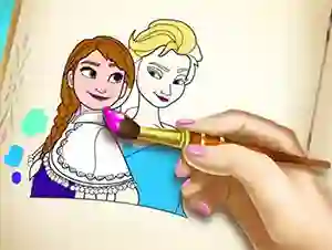 Ice Kingdom Coloring Book — δωρεάν online παιχνίδι