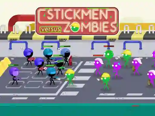 Stickmen Versus Zombies — δωρεάν online παιχνίδι