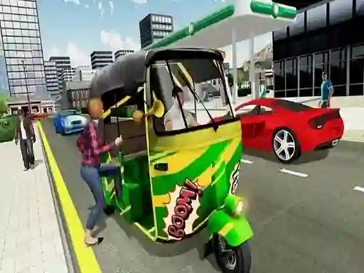 Indian Tricycle Rickshaw Simulator — δωρεάν online παιχνίδι