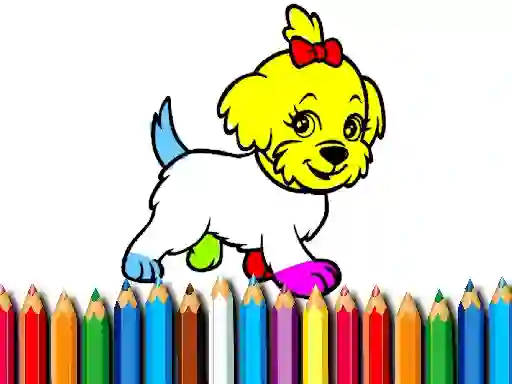 Back To School: Doggy Coloring Book — δωρεάν online παιχνίδι