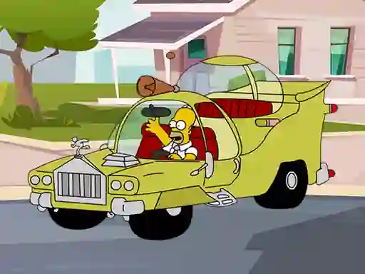 The Simpsons Car Jigsaw — δωρεάν online παιχνίδι