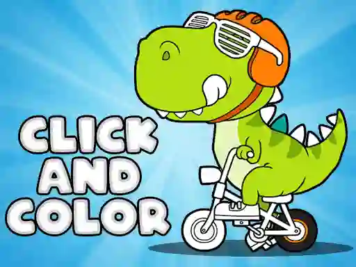Click And Color Dinosaurs — δωρεάν online παιχνίδι