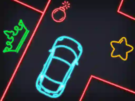 Neon Car Puzzle — δωρεάν online παιχνίδι