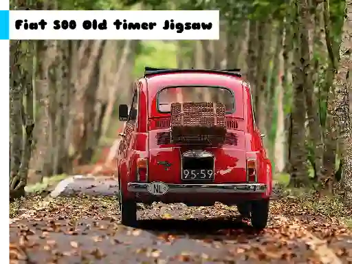 Fiat 500 Old Timer Jigsaw — δωρεάν online παιχνίδι