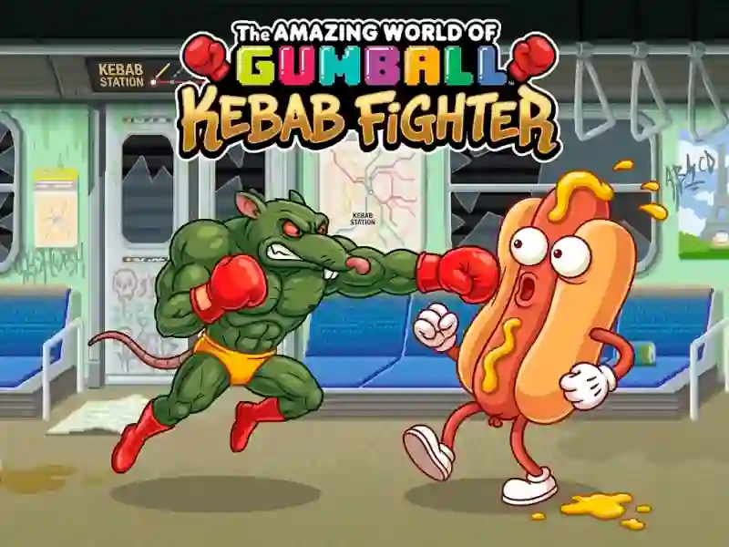 The Amazing World of Gumball Kebab Fighter — δωρεάν online παιχνίδι