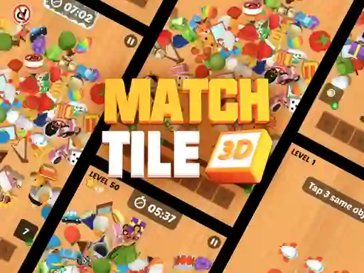 Match Tile 3d — δωρεάν online παιχνίδι