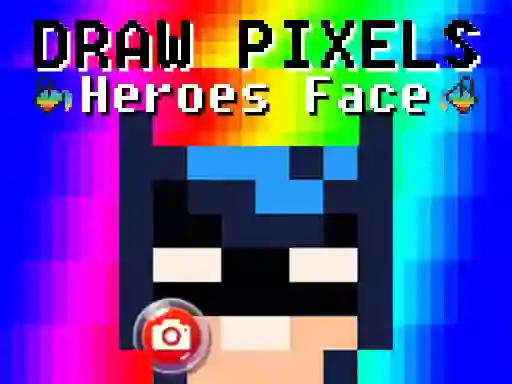 Draw Pixels Heroes Face — δωρεάν online παιχνίδι