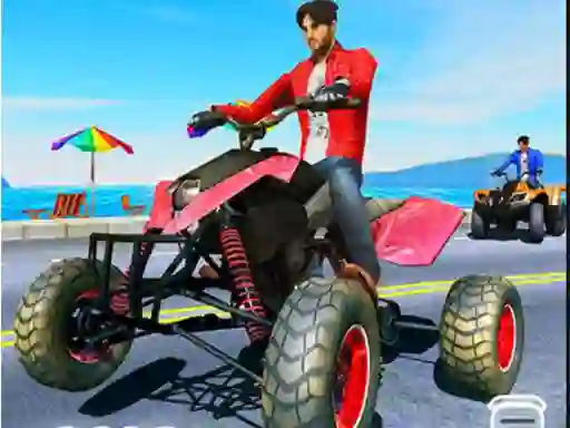 Quad Bike Traffic Racing Mania — δωρεάν online παιχνίδι