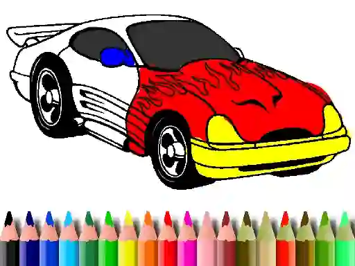 Back To School: Muscle Car Coloring — δωρεάν online παιχνίδι