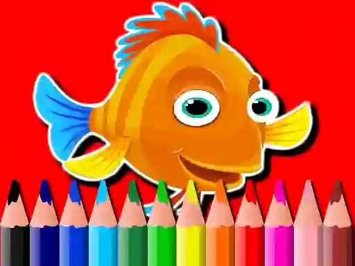 Back To School: Fish Coloring Book — δωρεάν online παιχνίδι