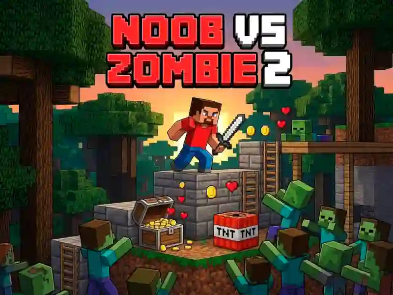 Noob vs Zombie 2 — δωρεάν online παιχνίδι