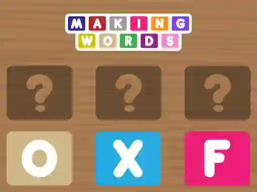 Making Words — δωρεάν online παιχνίδι