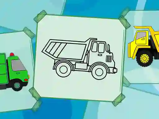 Truck Coloring Book — δωρεάν online παιχνίδι