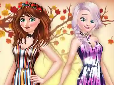 Princesses BFFs Fall Party — δωρεάν online παιχνίδι