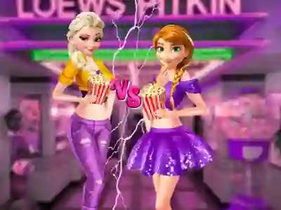 Ellie and Annie Movie Night — δωρεάν online παιχνίδι