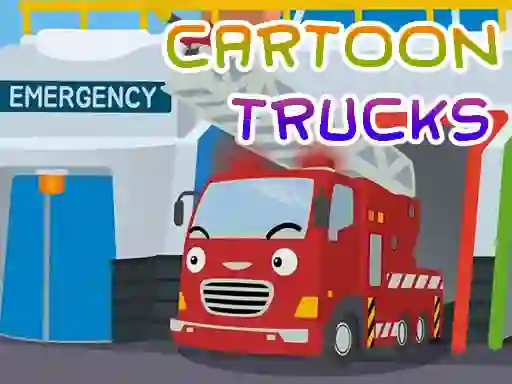 Cartoon Trucks Jigsaw — δωρεάν online παιχνίδι