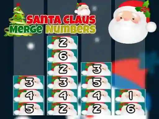 Santa Claus Merge Numbers — δωρεάν online παιχνίδι