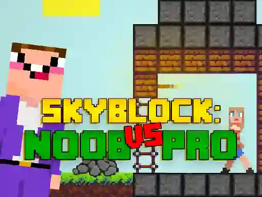 Noob vs Pro Skyblock — δωρεάν online παιχνίδι