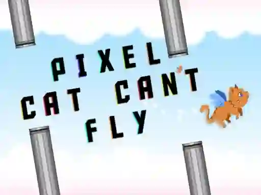 Pixel cat can't fly — δωρεάν online παιχνίδι
