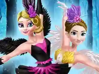 Ellie and Annie Black Swan and White Swan — δωρεάν online παιχνίδι