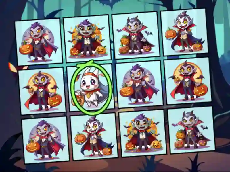 Spot the Unique Halloween — δωρεάν online παιχνίδι