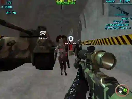 Zombie Apocalypse Bunker Survival Z — δωρεάν online παιχνίδι