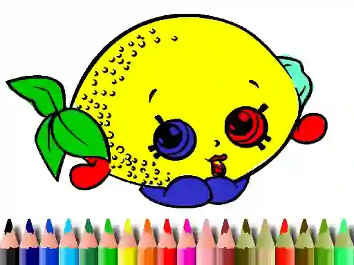 Back To School: Fruits Coloring Book — δωρεάν online παιχνίδι