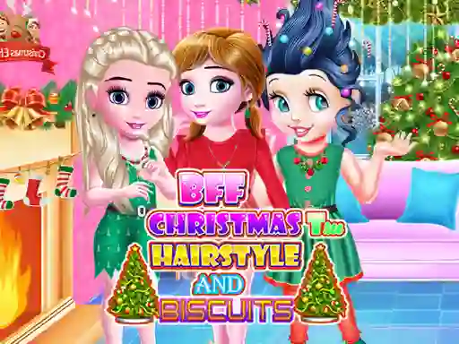 BFF Christmas Tree Hairstyle and Biscuits — δωρεάν online παιχνίδι