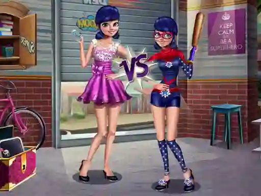 Princess vs Superhero — δωρεάν online παιχνίδι