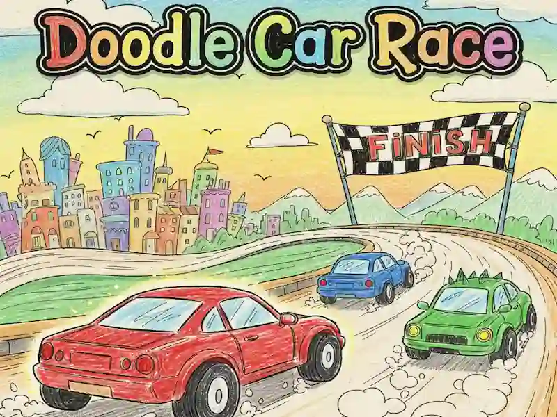 Doodle Car Race — δωρεάν online παιχνίδι