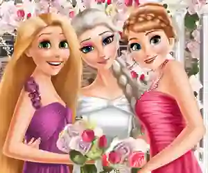 Eliza and princesses wedding — δωρεάν online παιχνίδι
