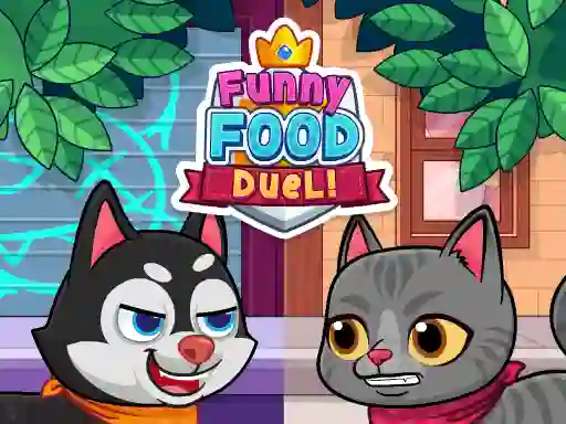 Funny Food Duel — δωρεάν online παιχνίδι