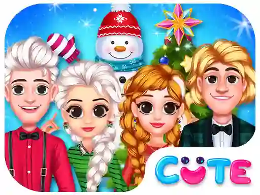 Frozen Princess Christmas Celebration — δωρεάν online παιχνίδι