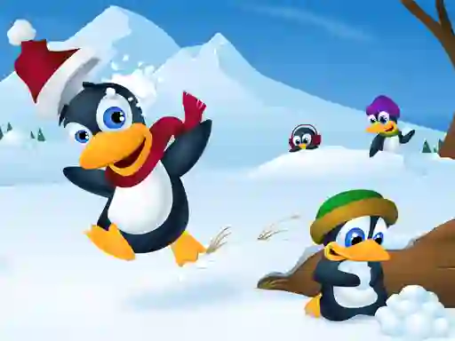 Cute Penguin Slide — δωρεάν online παιχνίδι