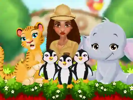 Moana Cute Zoo — δωρεάν online παιχνίδι