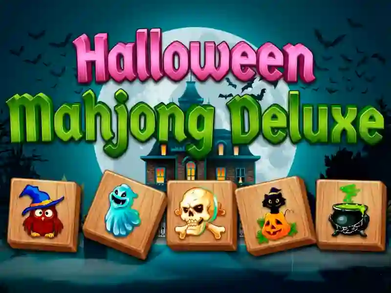 Halloween Mahjong Deluxe — δωρεάν online παιχνίδι