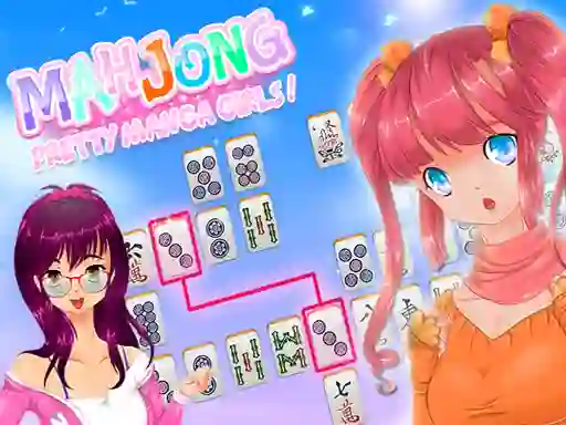 Mahjong Pretty Manga Girls — δωρεάν online παιχνίδι