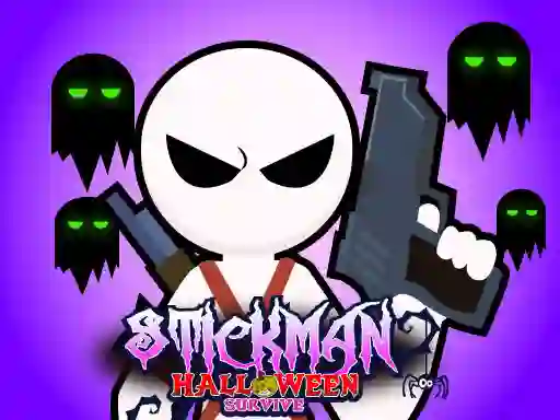 Stickman Halloween Survive — δωρεάν online παιχνίδι