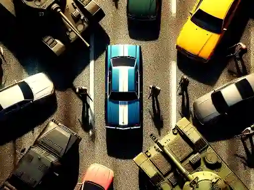 GTA Car Rush — δωρεάν online παιχνίδι