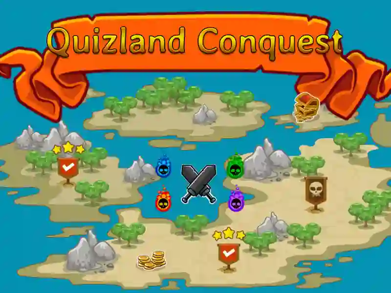 Quizland Conquest — δωρεάν online παιχνίδι