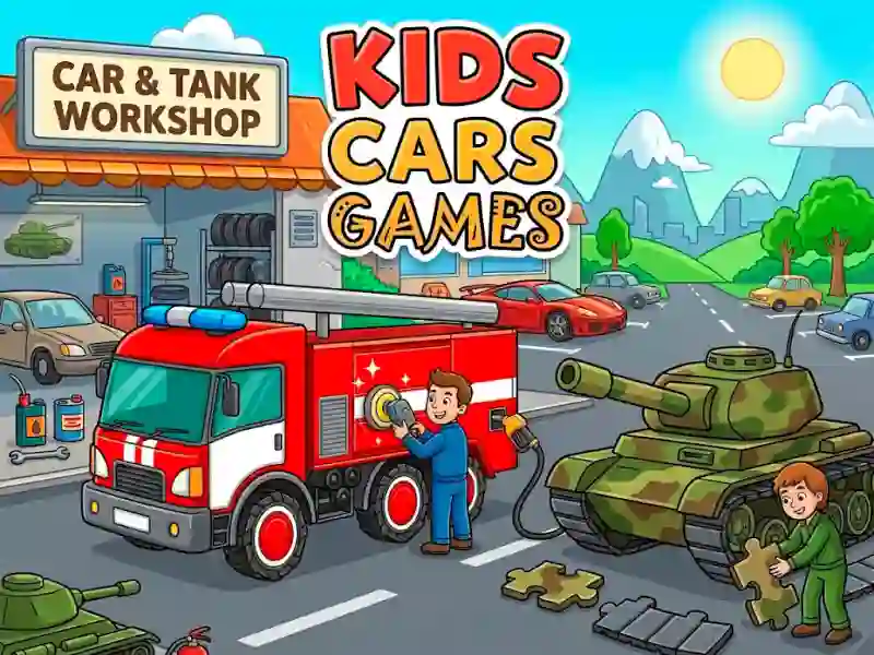 Kids Cars Games — δωρεάν online παιχνίδι