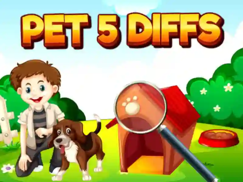 Pet 5 Diffs — δωρεάν online παιχνίδι