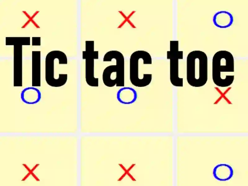Tic tac toe — δωρεάν online παιχνίδι