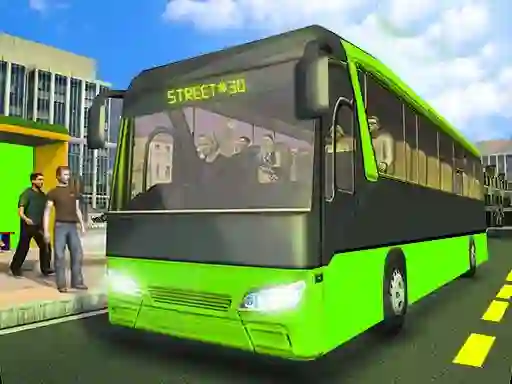 City Passenger Coach Bus Simulator Bus Driving 3d — δωρεάν online παιχνίδι