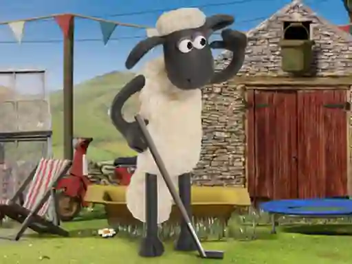 Shaun The Sheep Baahmy Golf — δωρεάν online παιχνίδι