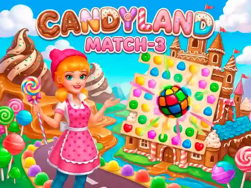 Candyland: Match-3 — δωρεάν online παιχνίδι